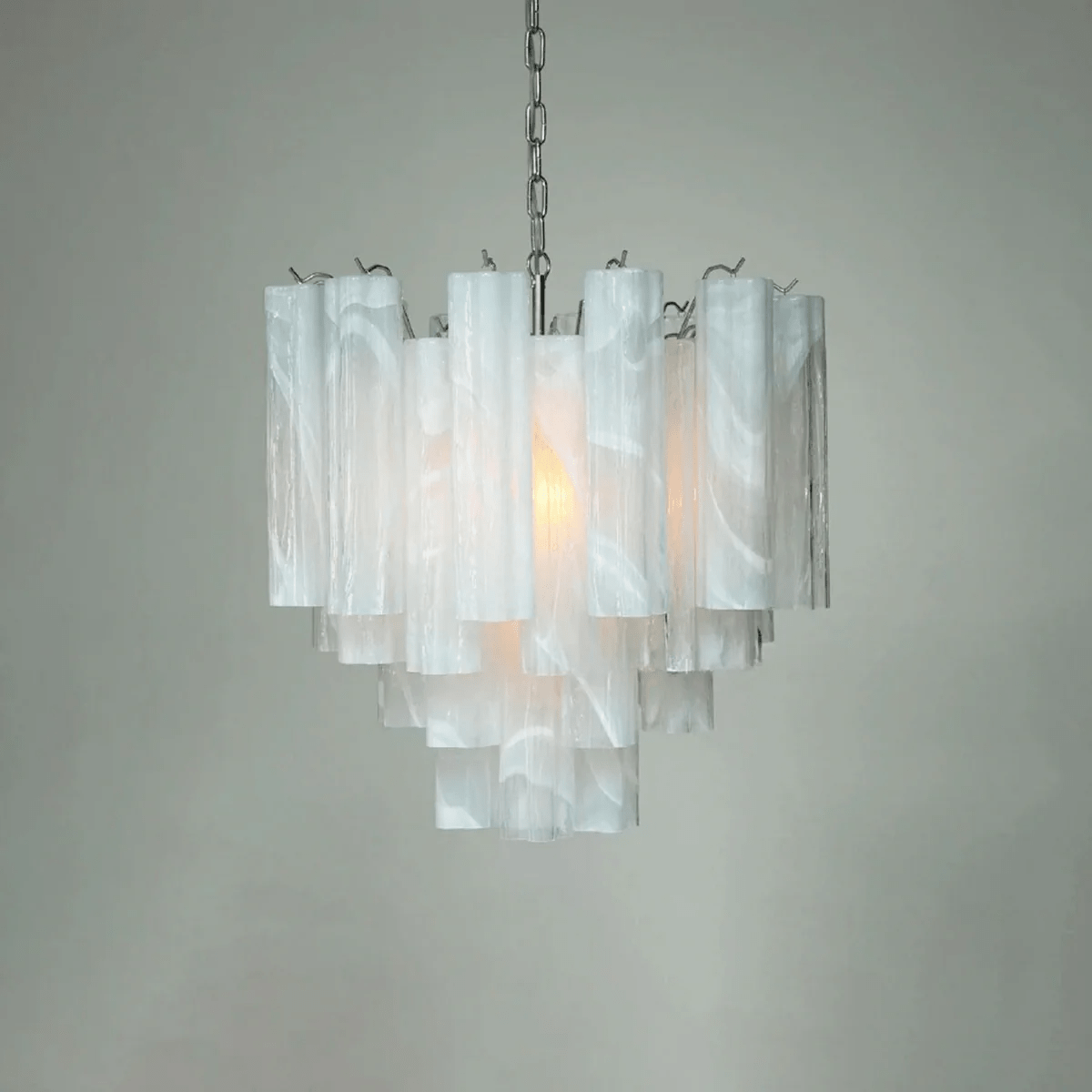 Aurora Chandelier Murano Glass Tiered