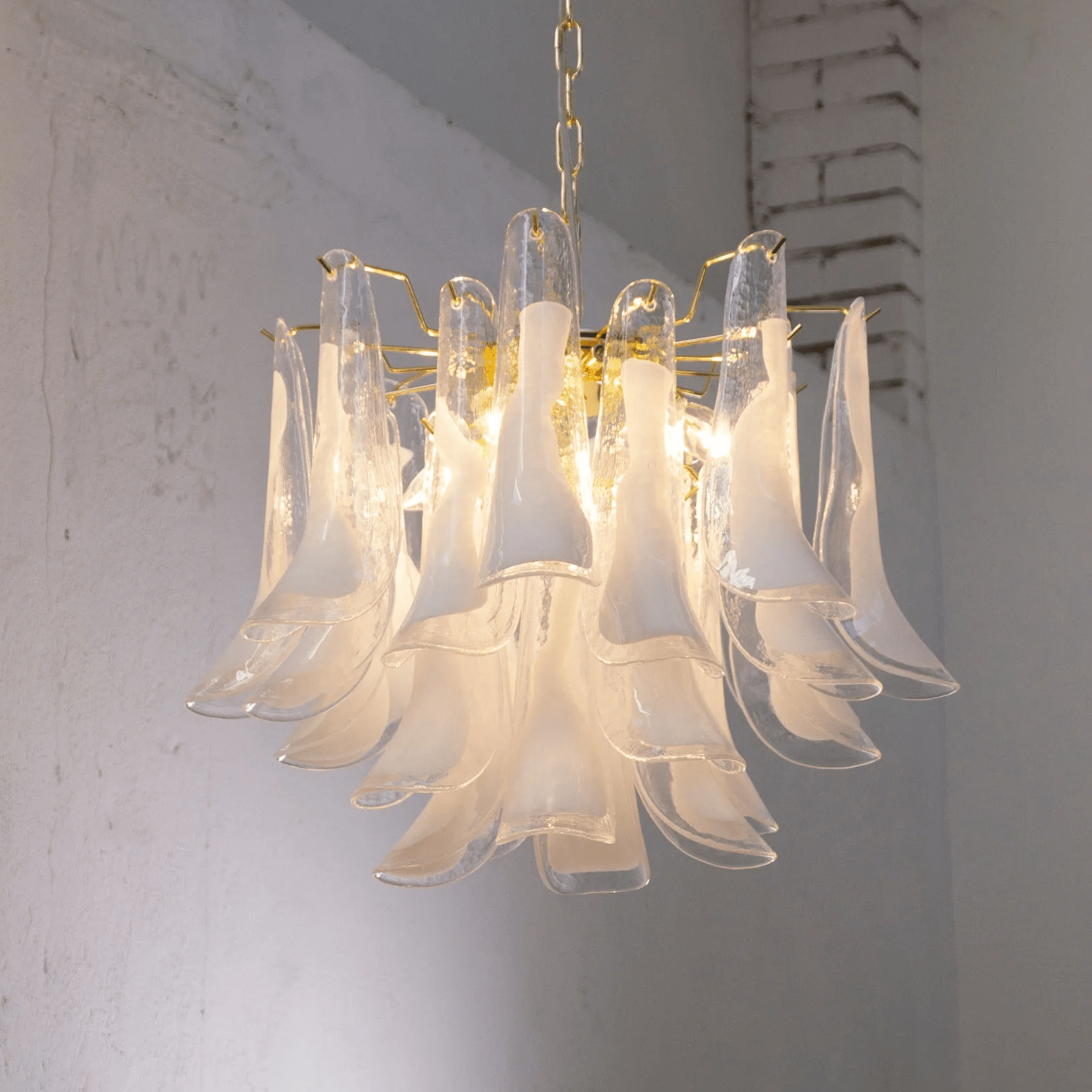 Aurora Chandelier Murano Glass Tiered Italian