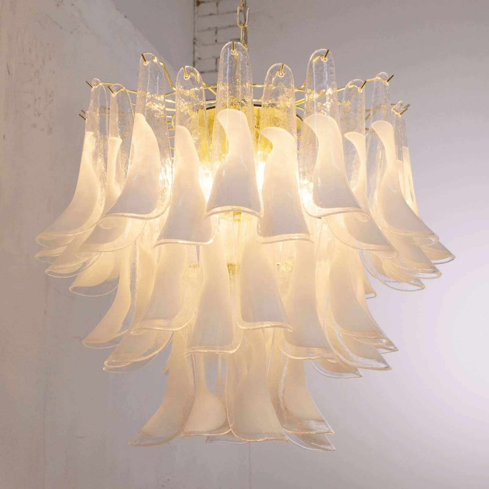 Aurora Chandelier Murano Glass Tiered Italian