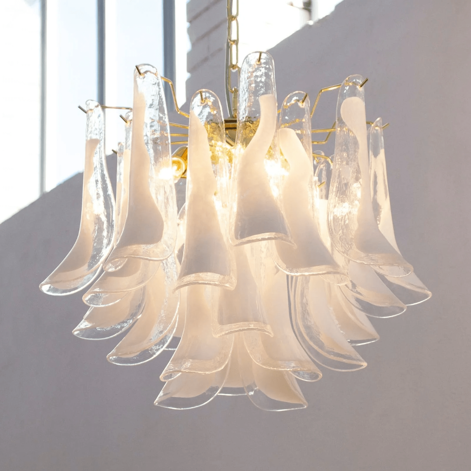 Aurora Chandelier Murano Glass Tiered Italian