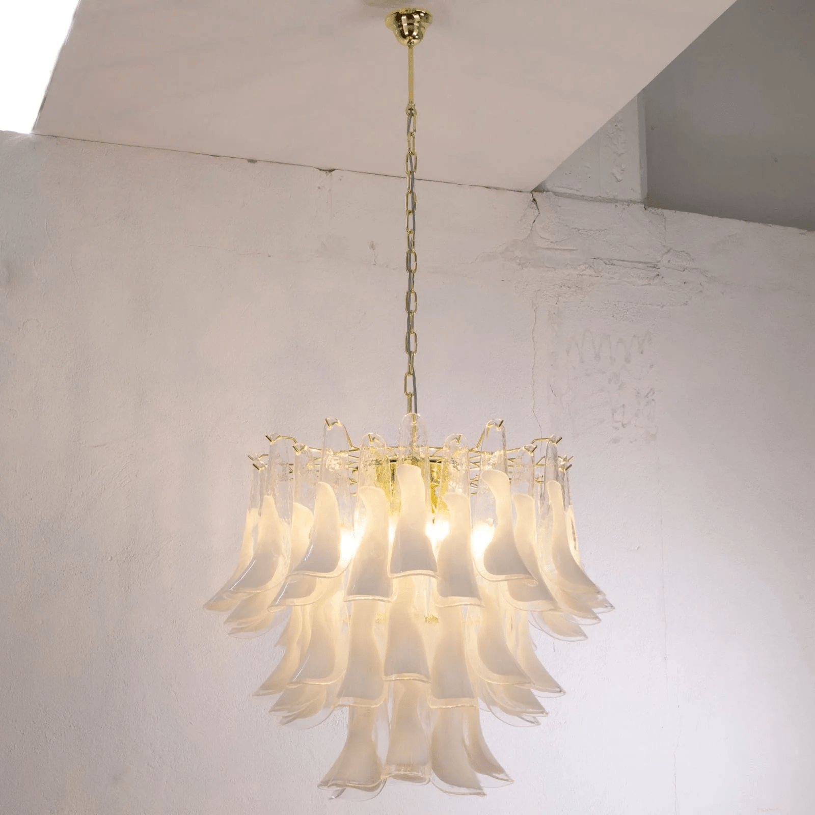 Aurora Chandelier Murano Glass Tiered Italian