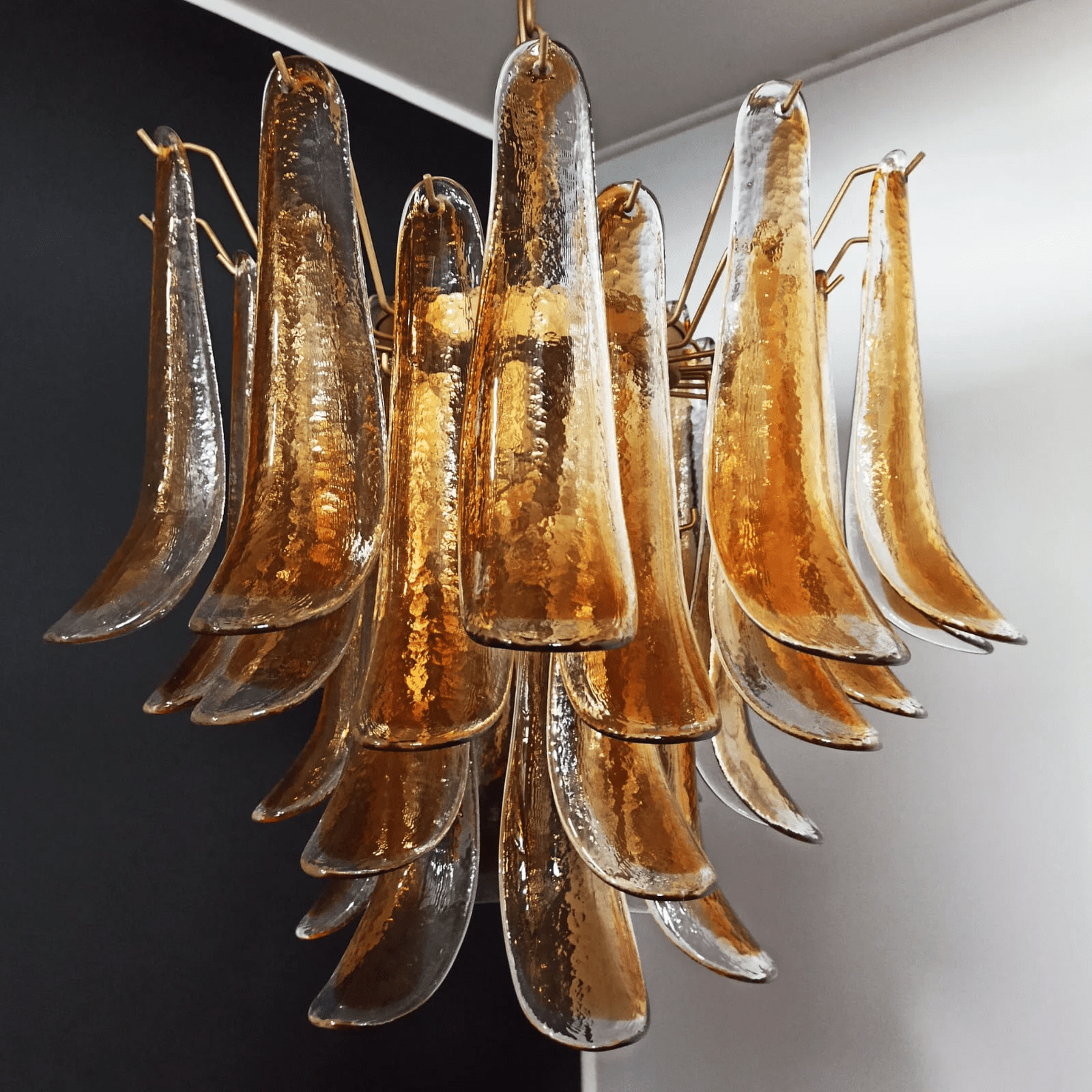 Aurora Chandelier Murano Glass Tiered Italian