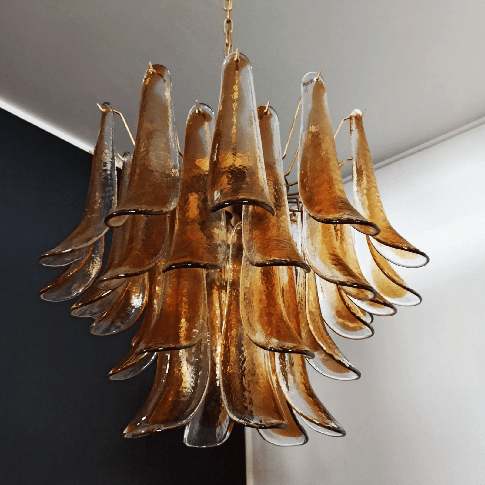 Aurora Chandelier Murano Glass Tiered Italian