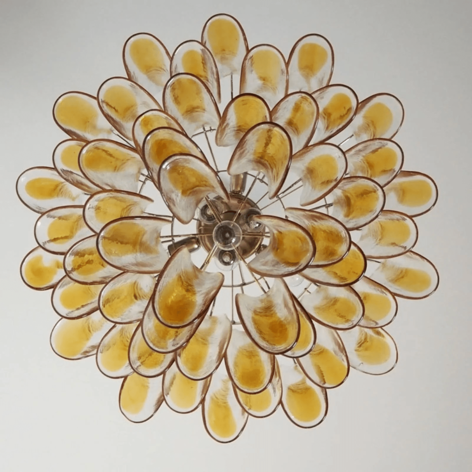 Aurora Chandelier Murano Glass Tiered Italian