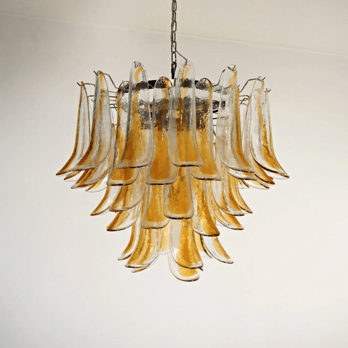 Aurora Chandelier Murano Glass Tiered Italian