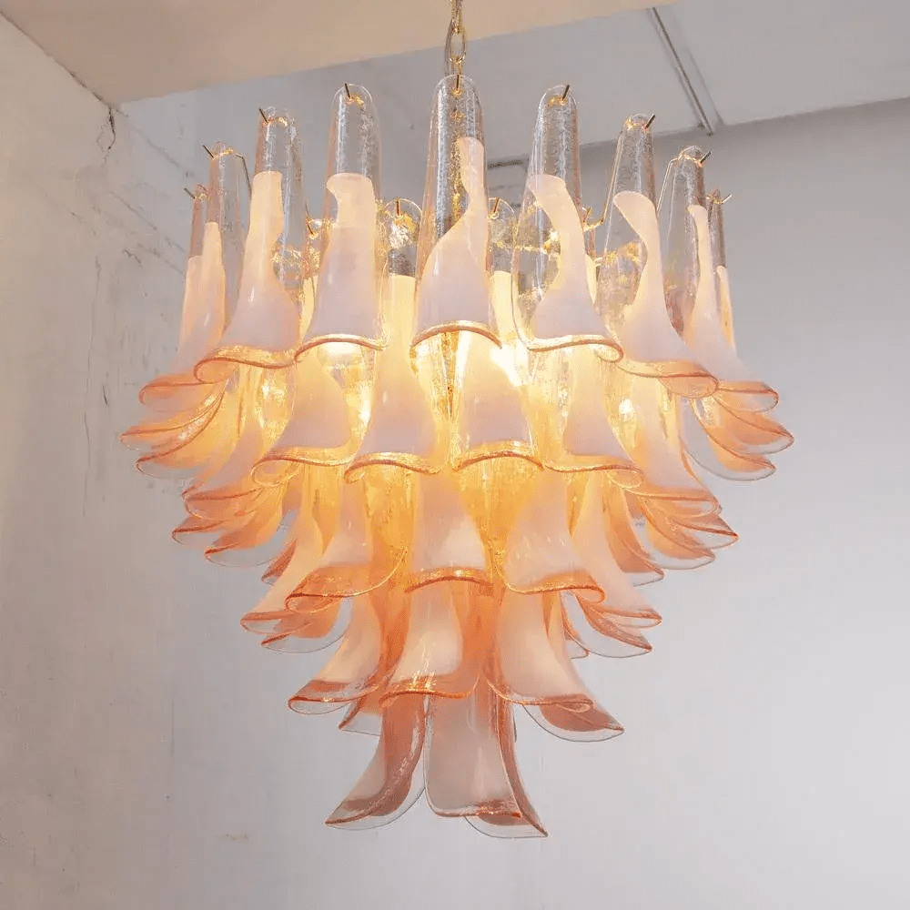 Aurora Chandelier Murano Glass Tiered Italian