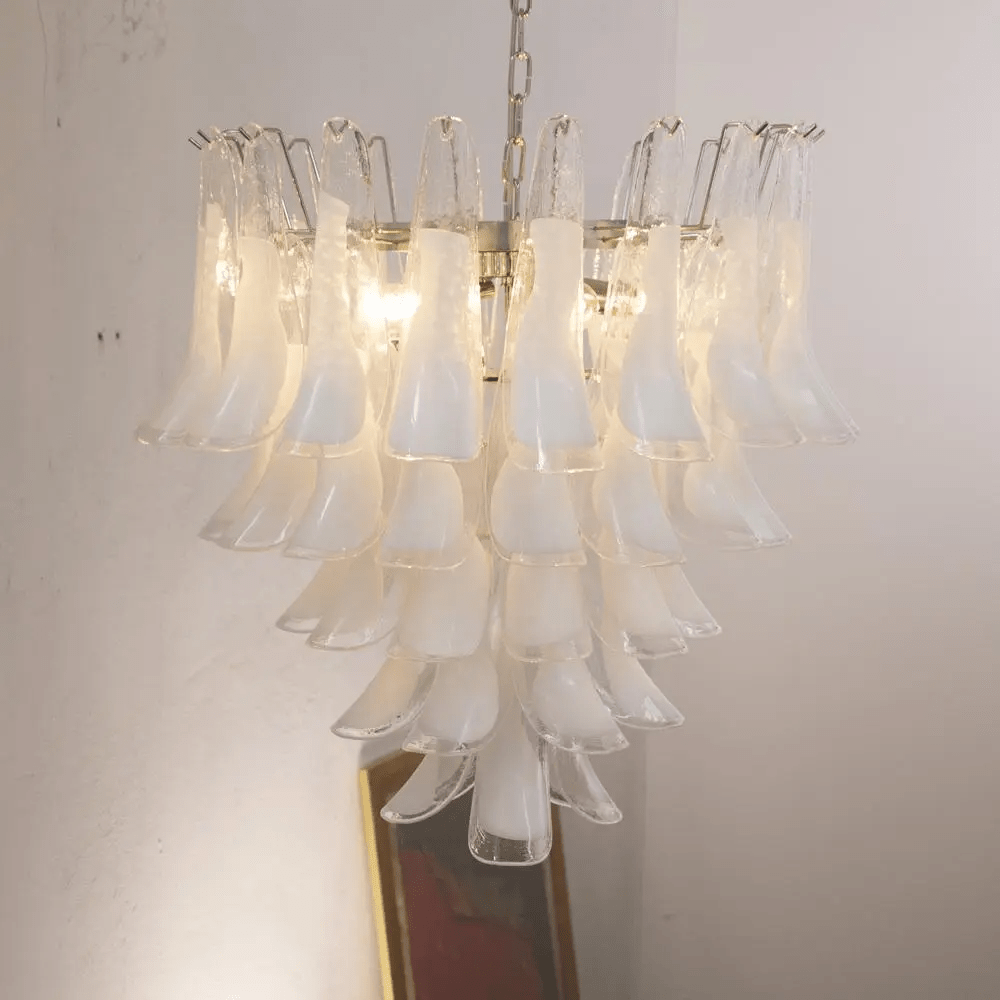 Aurora Chandelier Murano Glass Tiered Italian