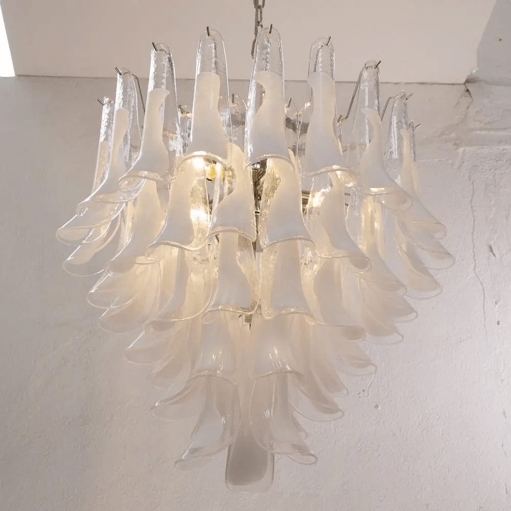 Aurora Chandelier Murano Glass Tiered Italian