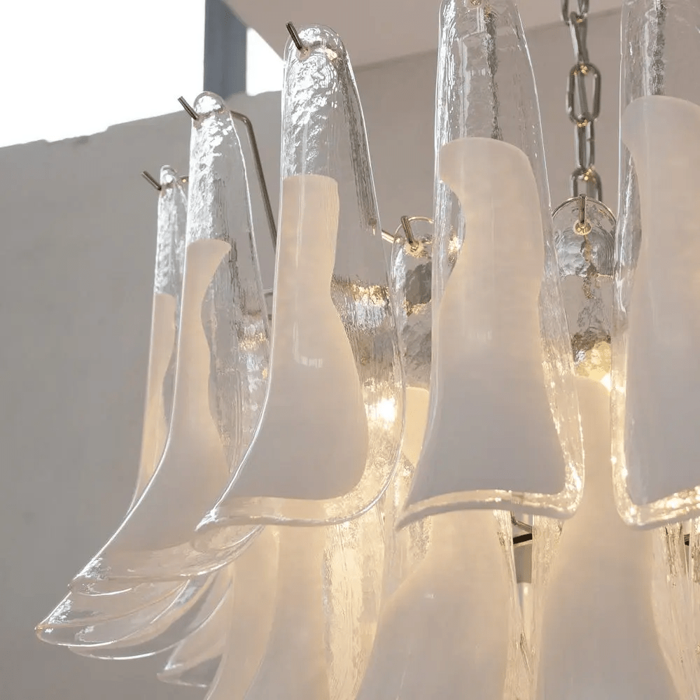 Aurora Chandelier Murano Glass Tiered Italian