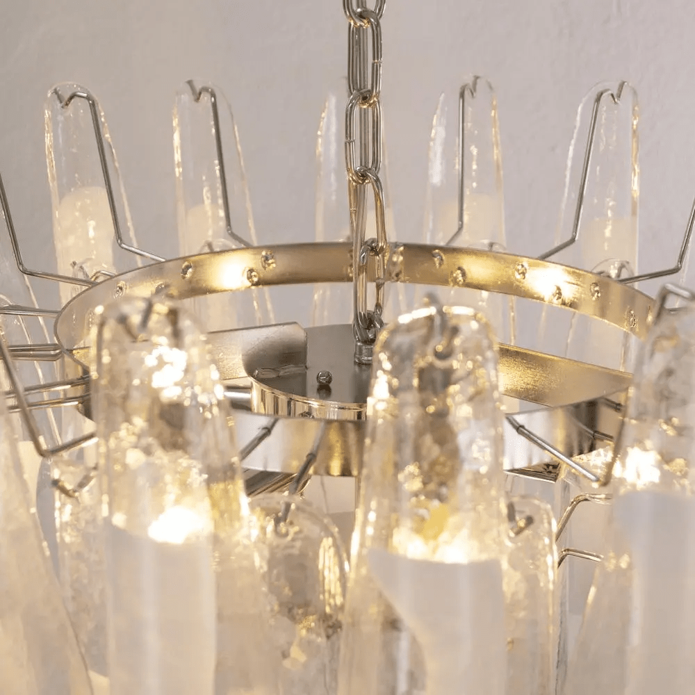 Aurora Chandelier Murano Glass Tiered Italian