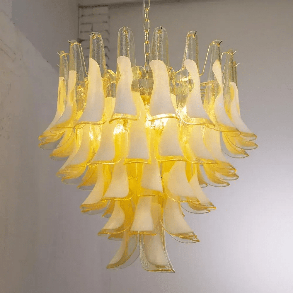 Aurora Chandelier Murano Glass Tiered Italian