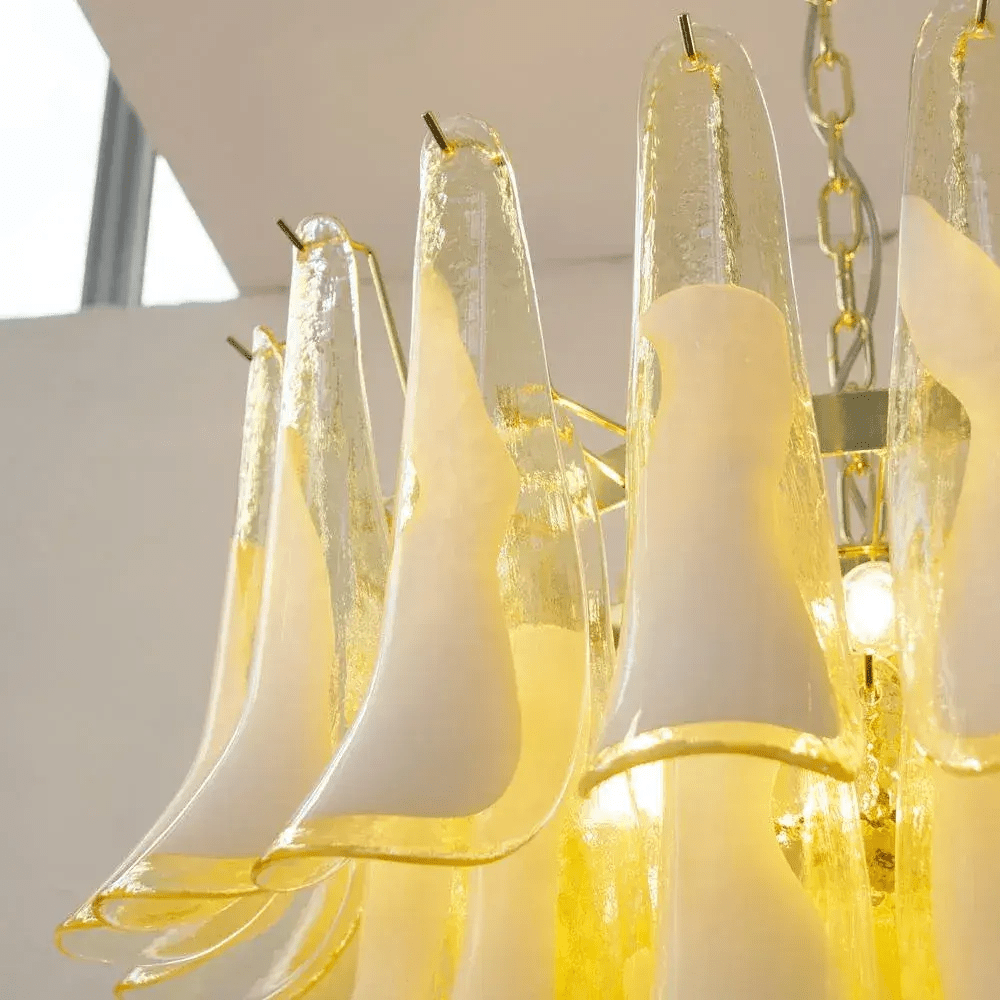 Aurora Chandelier Murano Glass Tiered Italian