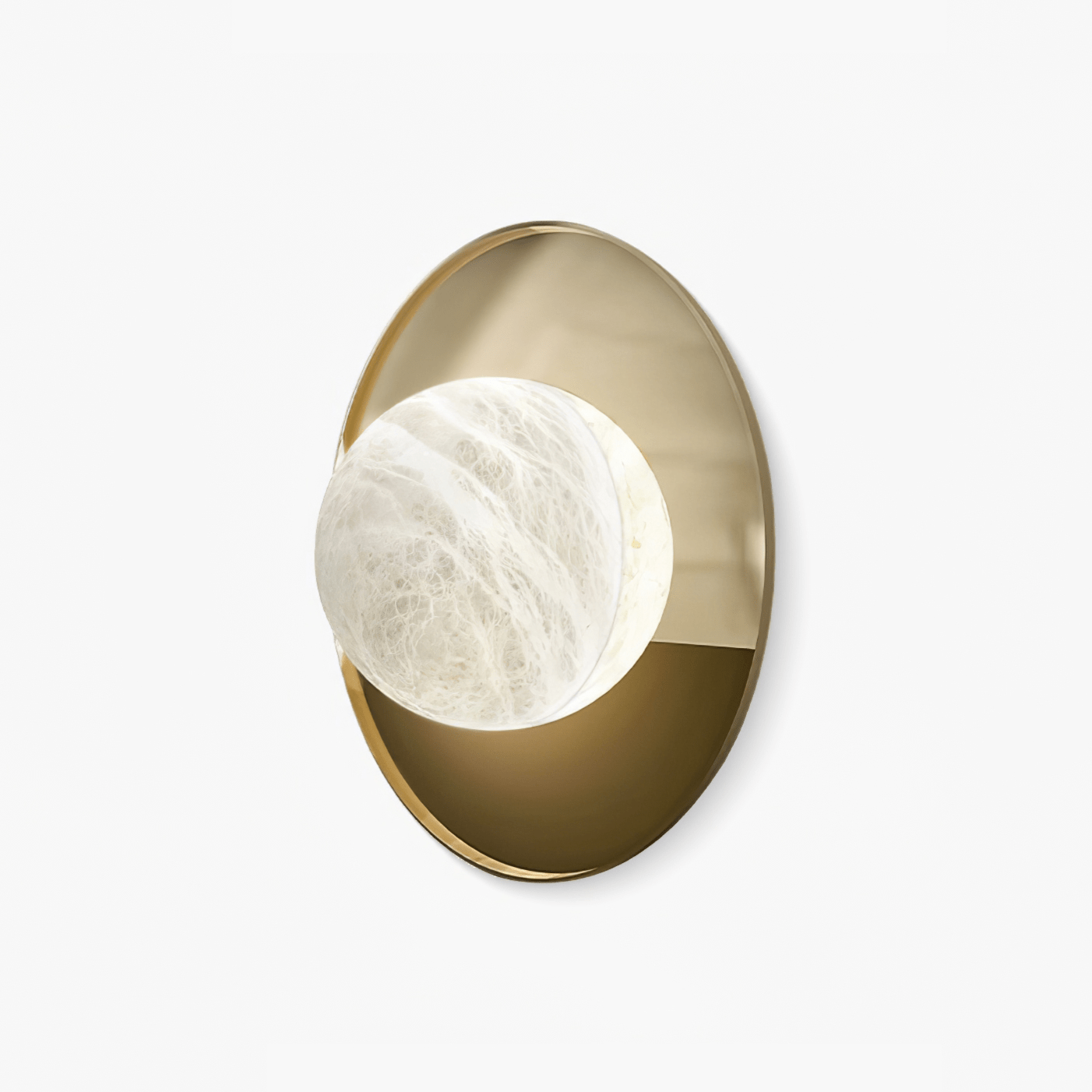 Lyra Modern Alabaster Wall Light - Neutralighting