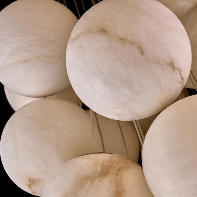 Grapha Alabaster Pendant Light Chandelier - Neutralighting