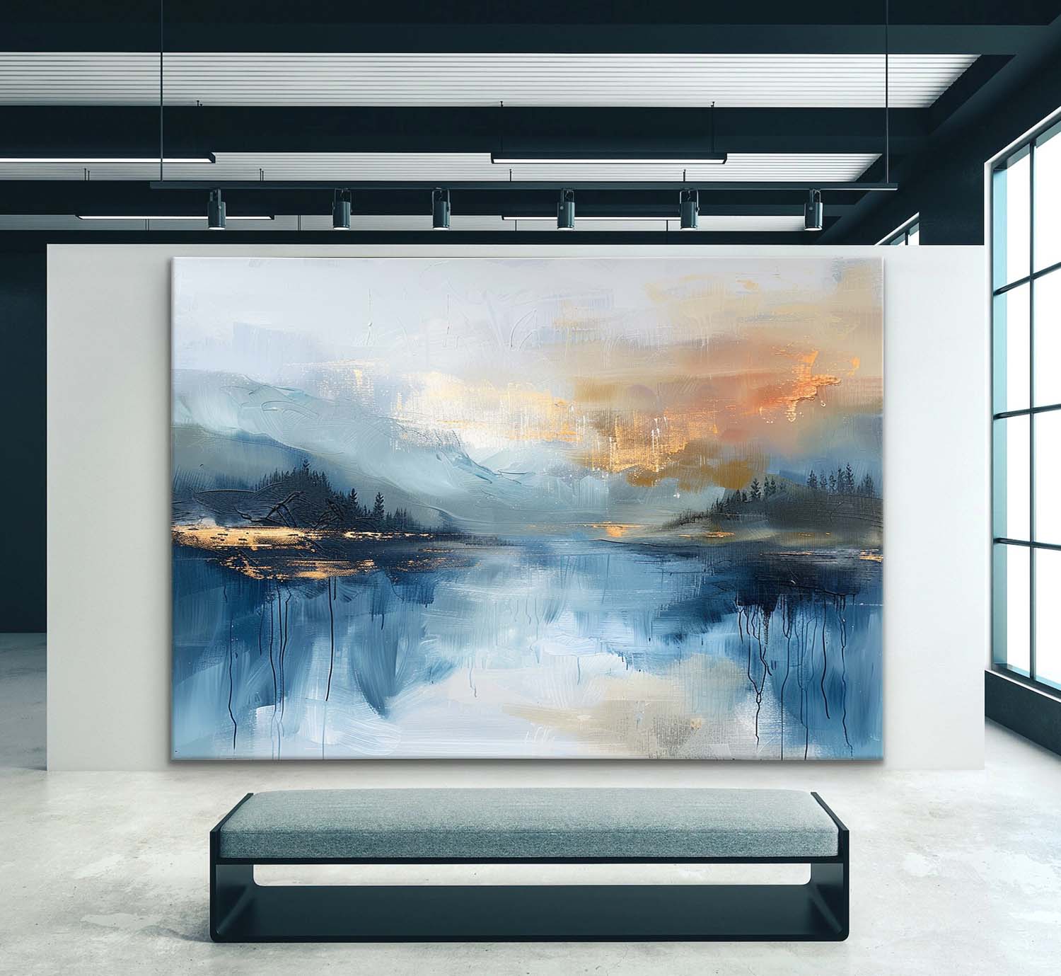 Wall Art Landscape Abstract Modern Atmosphere