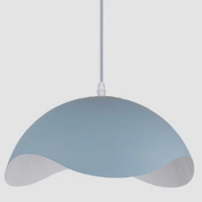 Valentina Colorful Shade Single Pendant Lights, Wood & Metal - Neutralighting