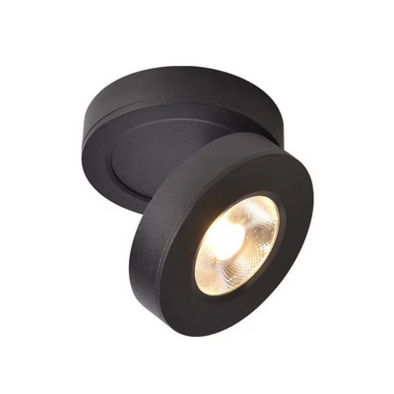 Arisha Modern Ceiling lighting Round, Novak Flush Mount, White/Black, Kitchen - Neutralighting