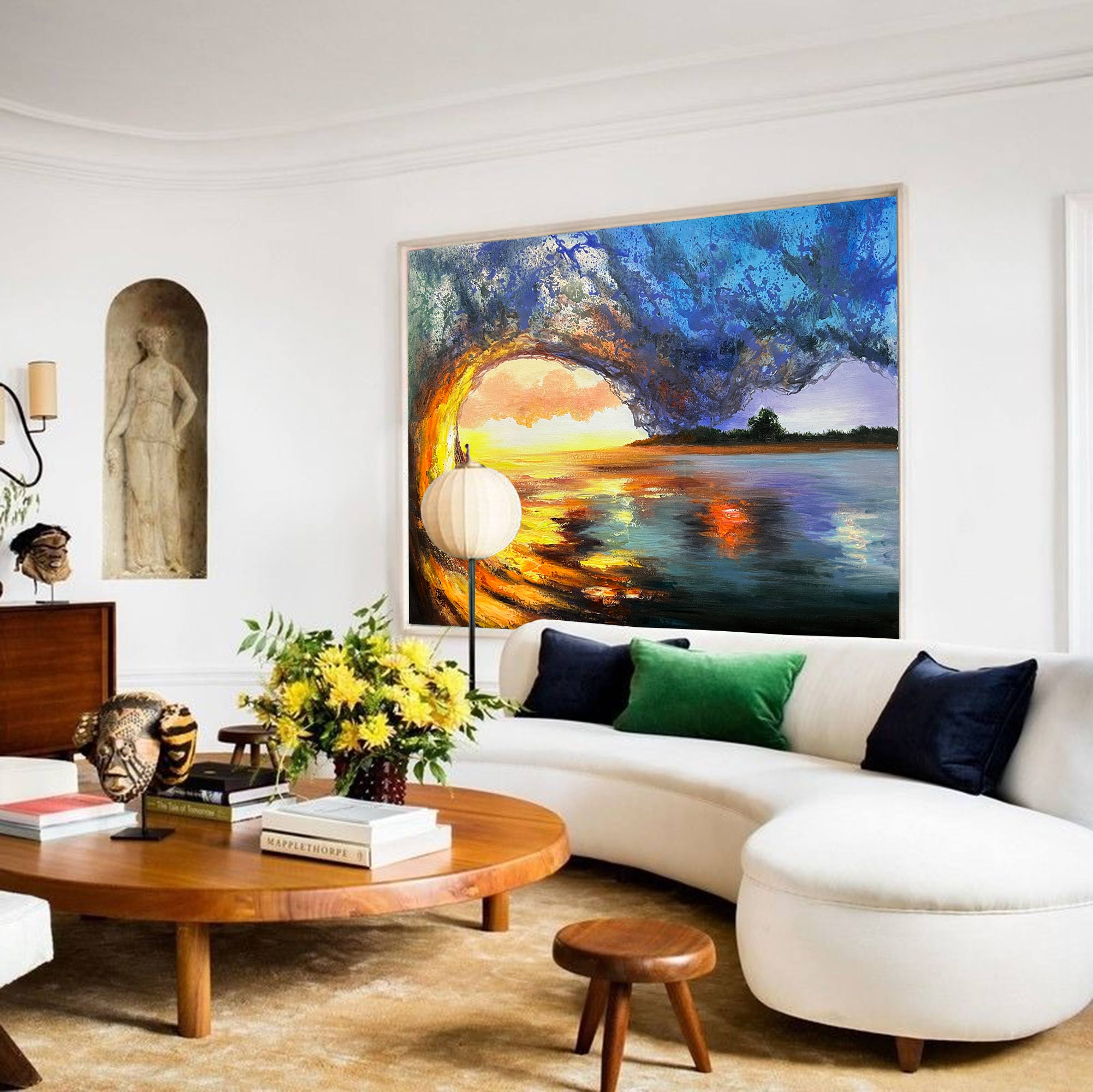Elowen Sunset Canvas Wall Art