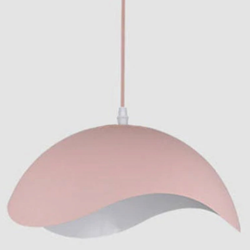 Valentina Colorful Shade Single Pendant Lights, Wood & Metal - Neutralighting
