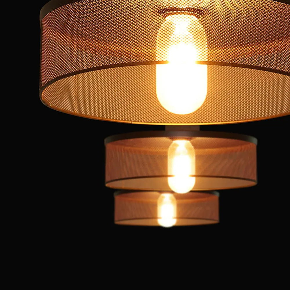 Xenith Industrial Cylindrical Pendant Light, Cement/Metal - Neutralighting