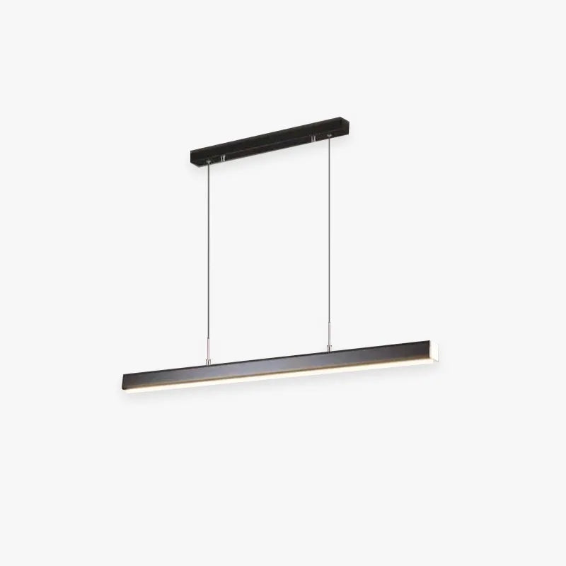 Thala Modern Linear Metal LED Pendant Light Black/Brown