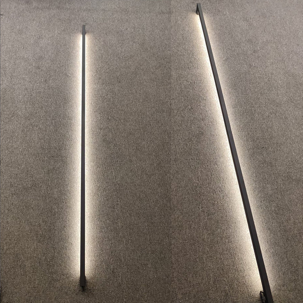 Liora Modern Slim Linear Black LED Wall Lamp - Neutralighting