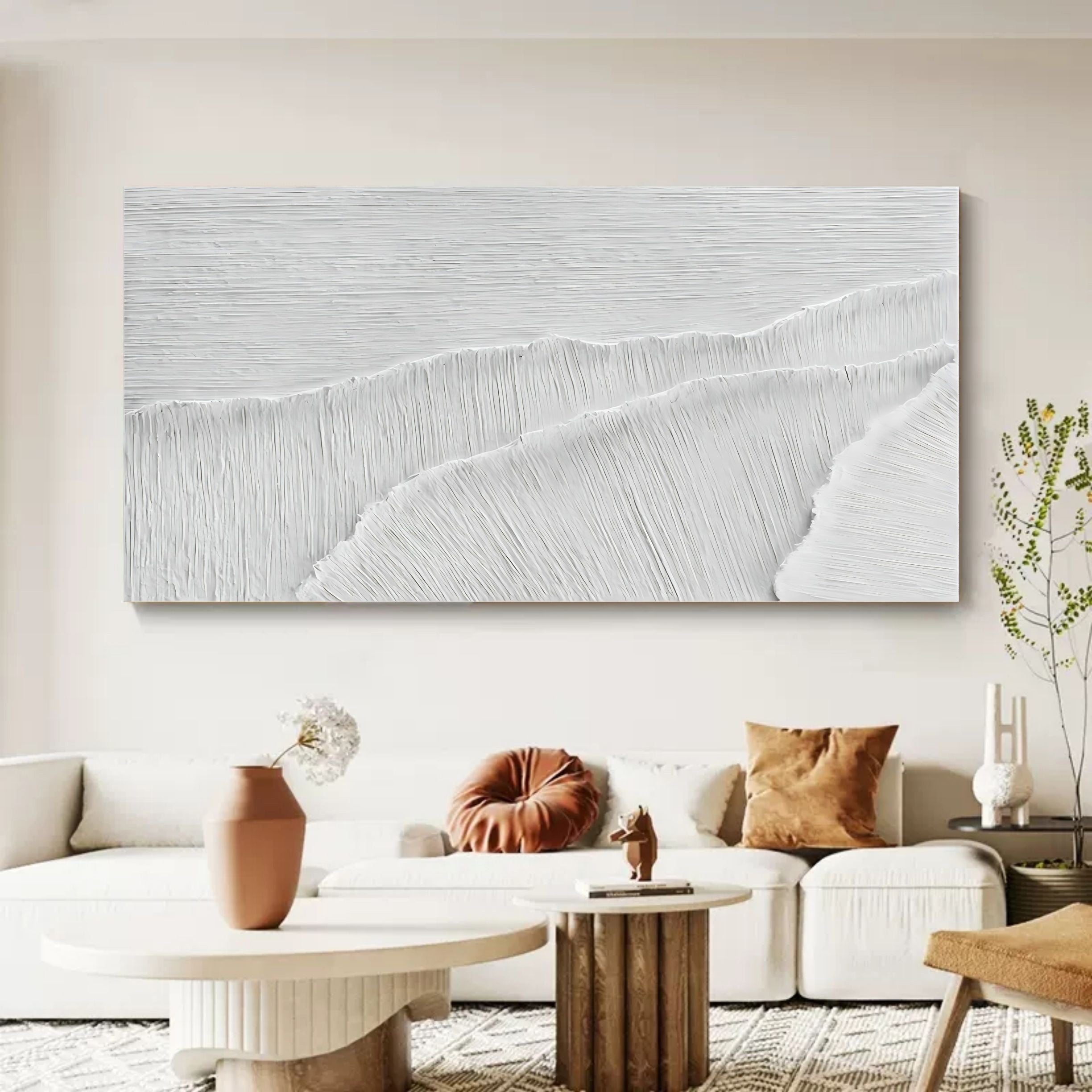 Plaster Art Texture Painting SG093 - Neutralighting