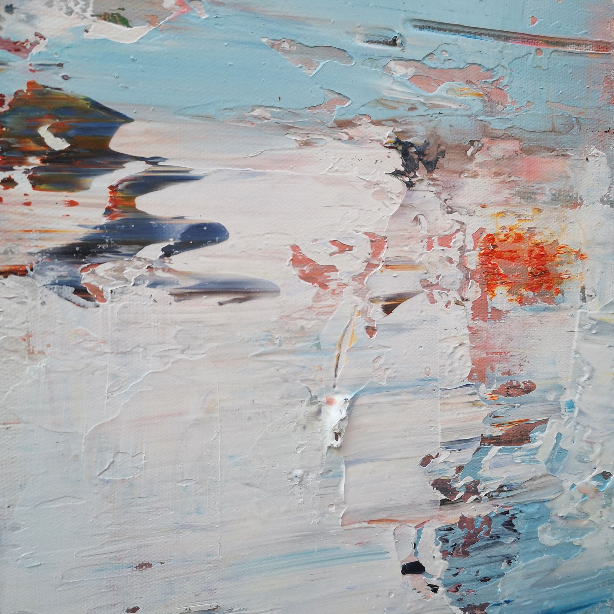 Color Abstract Painting 36'' X 48'' #IS56