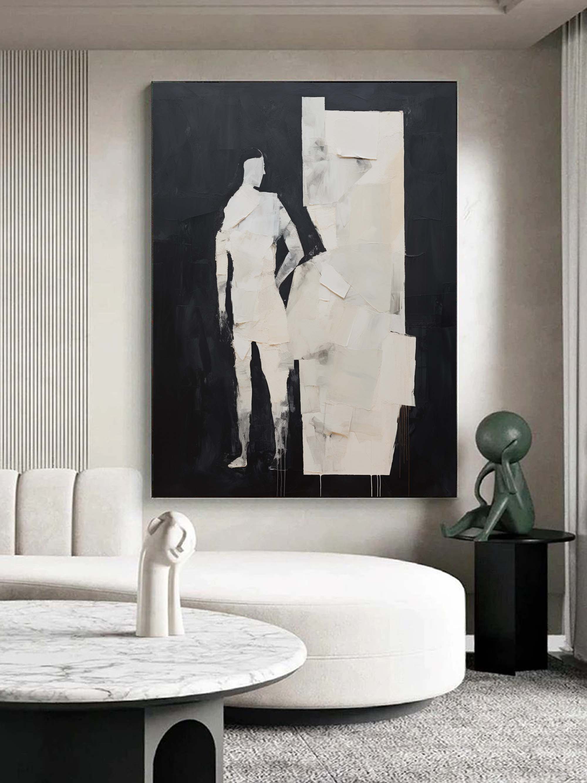 Wall Art Contemporary Minimalist Figurative Art Chic