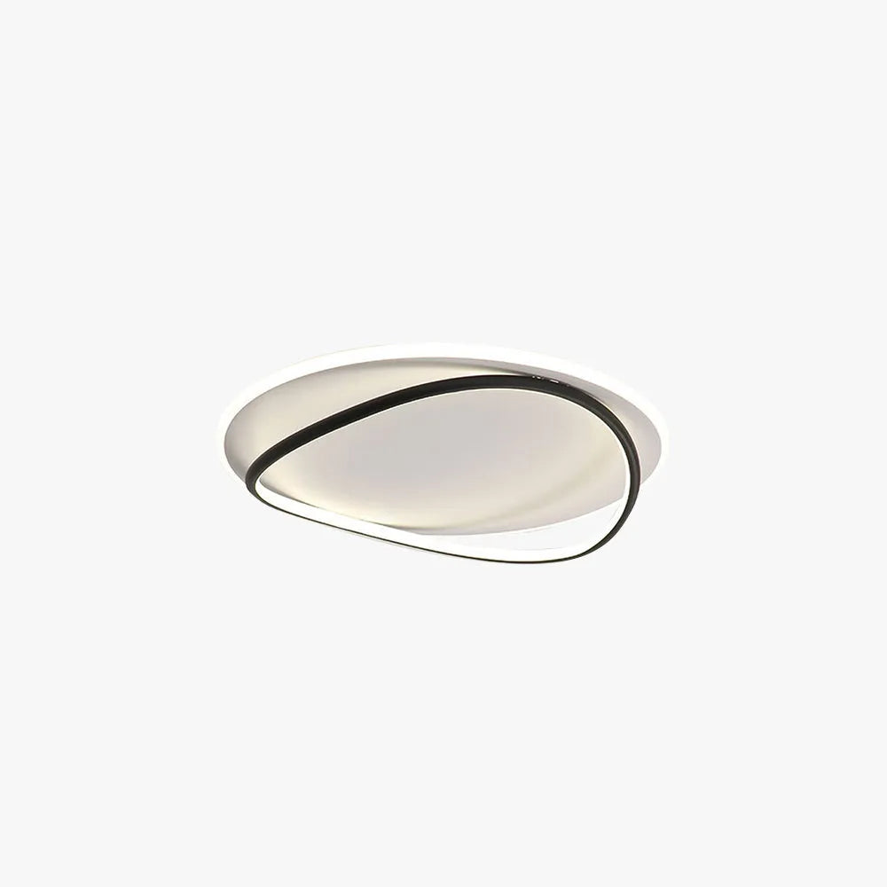 Arisha Minimalist Ring Modernom Flush Mount Ceiling Light - Neutralighting