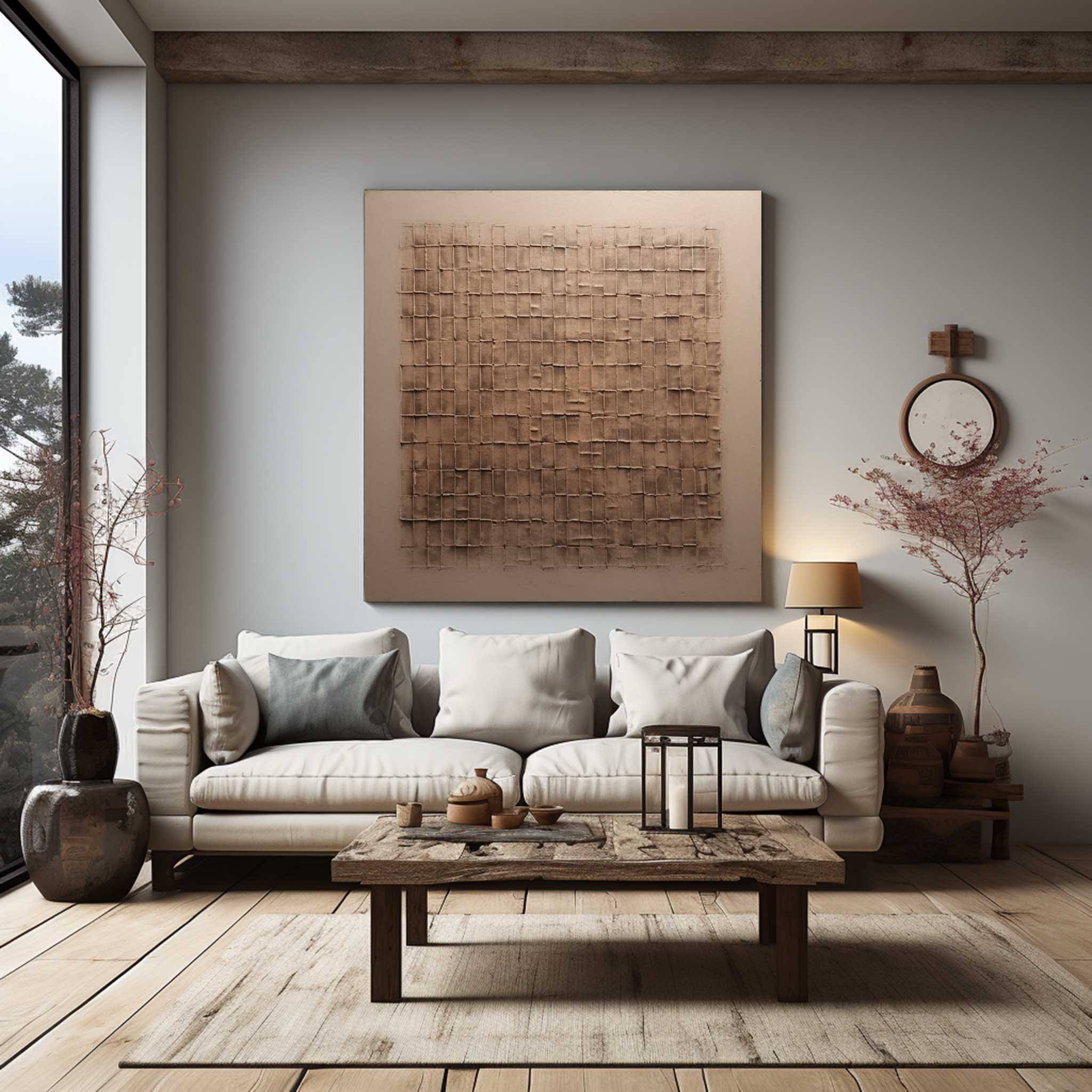 Wall Art Wabi-Sabi Natural Abstract Modern
