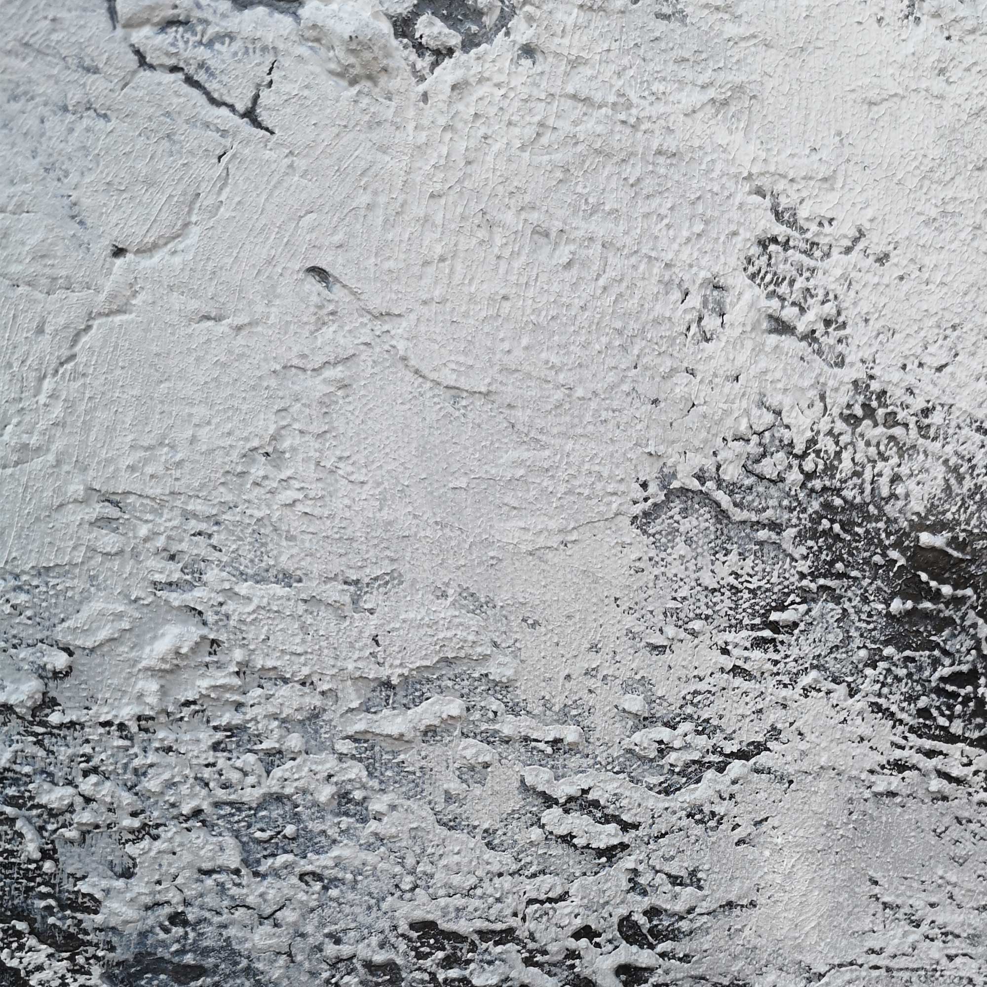 Grey White Abstract Minimalist Painting
