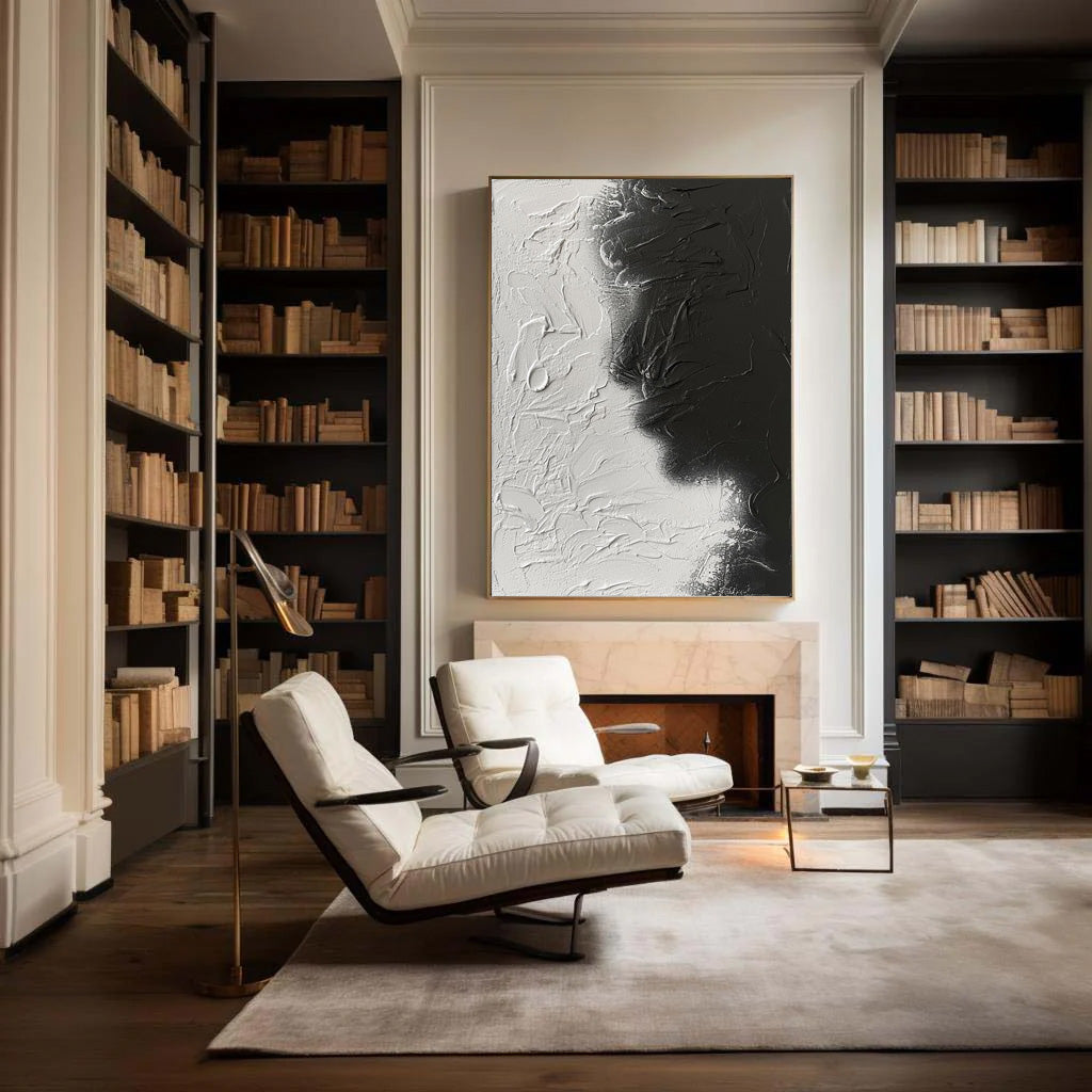 Wall Art Monochrome Blackwater