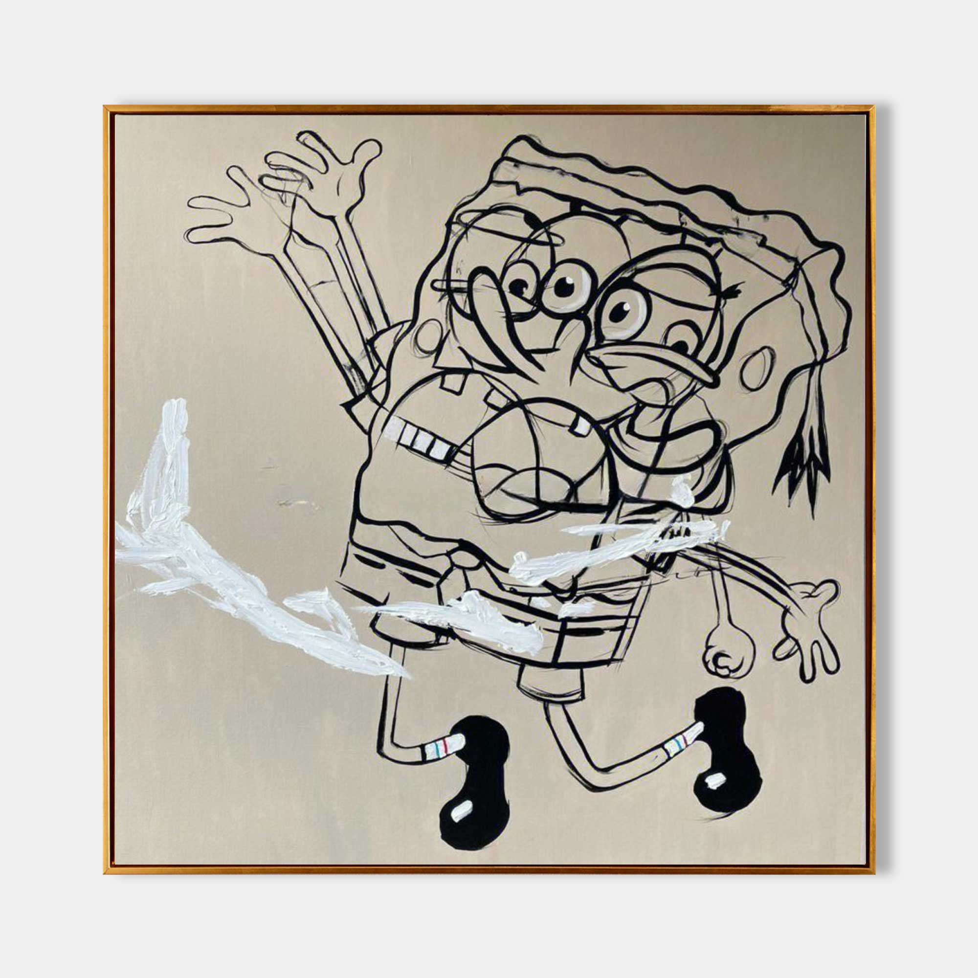 Wall Art Abstract Graffiti Cartoon Bold