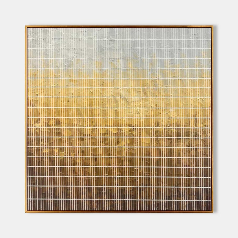 Wall Art Gradient Brown Field Harvest Nature