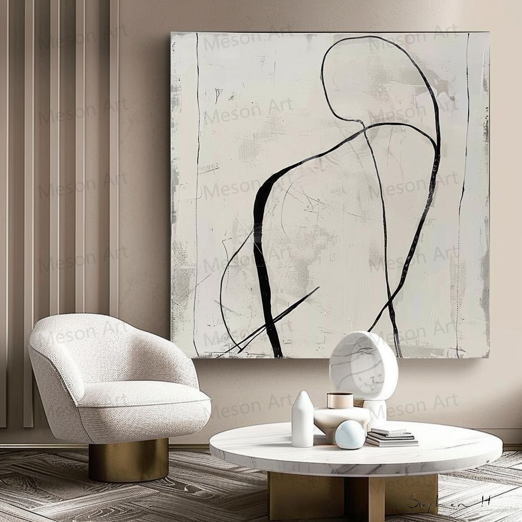 Wall Art Minimalist Abstract Figure