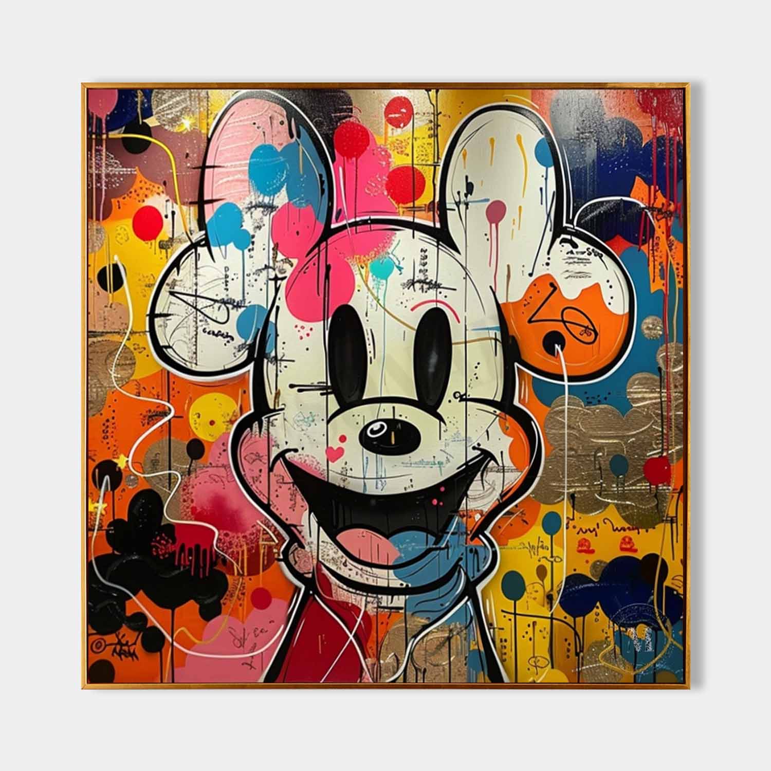 Mickey Abstract Graffiti Art - Letslighting