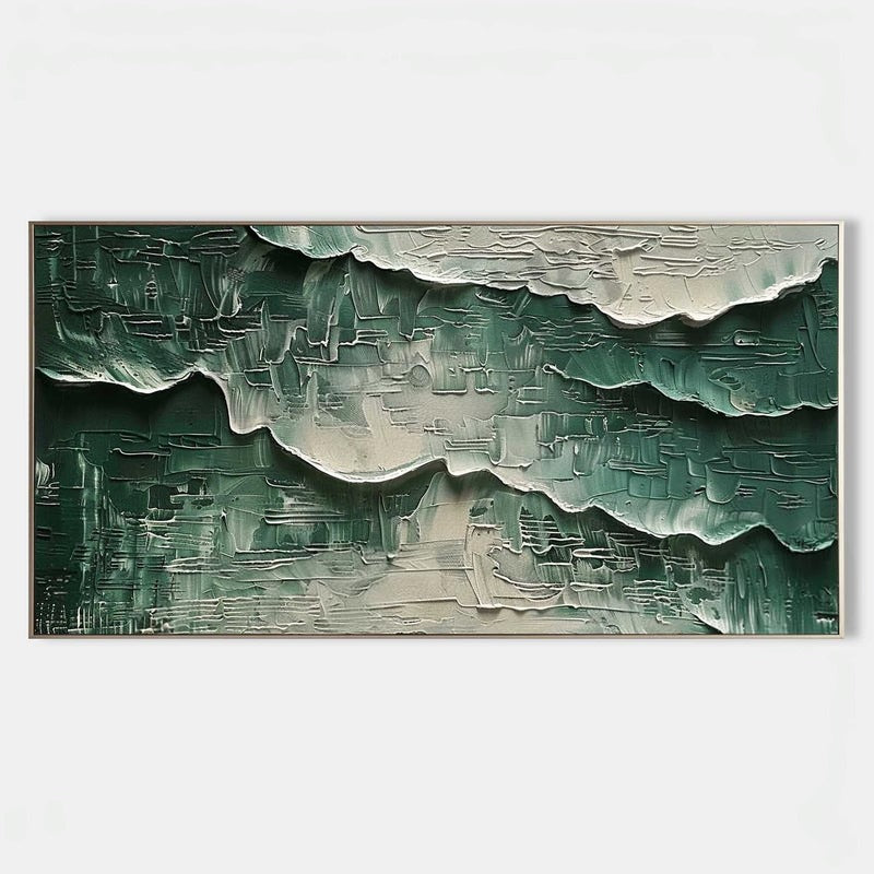 Wall Art Horizontal 3D Impasto Plaster