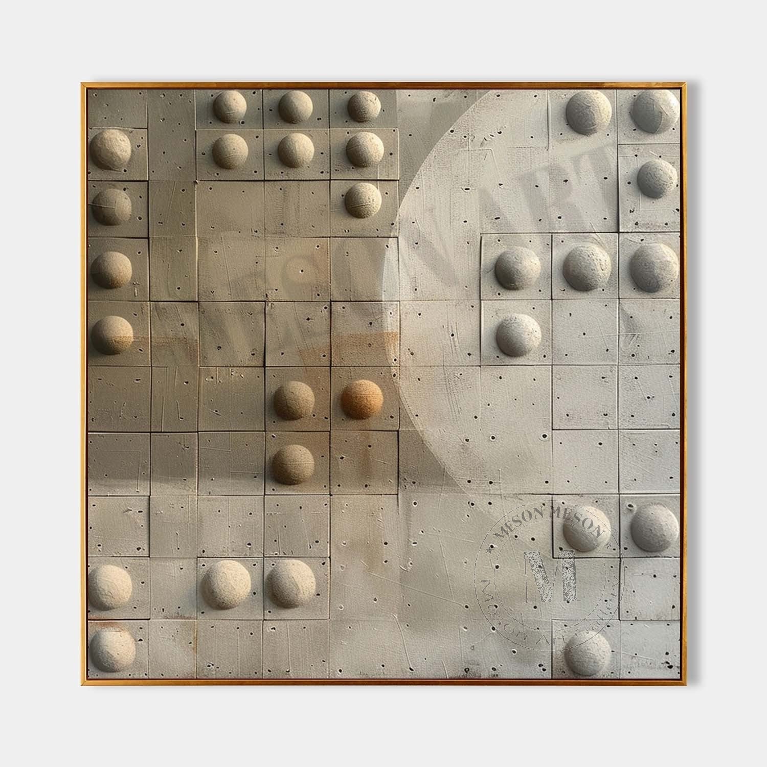Wall Art Wabi-Sabi Geometric Relief Modern