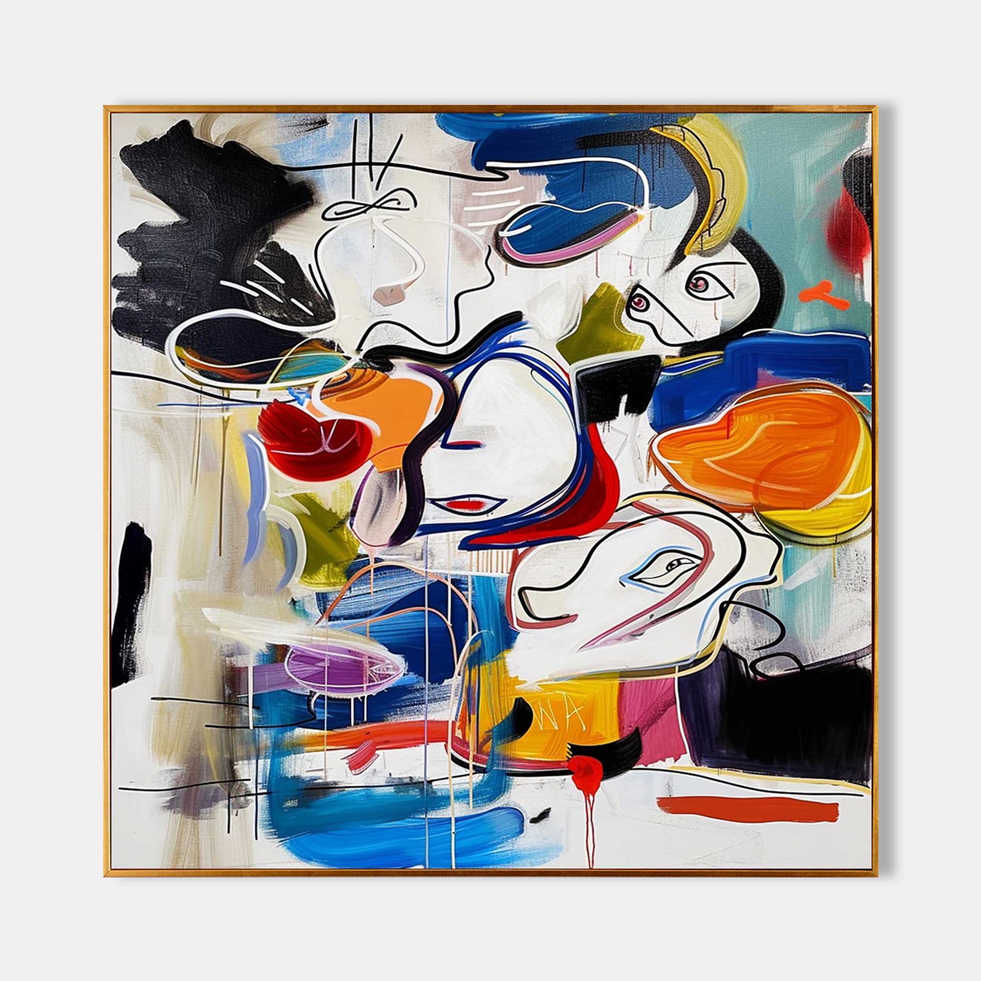 ABSTRACT GRAFFITI ART GA055 - Neutralighting