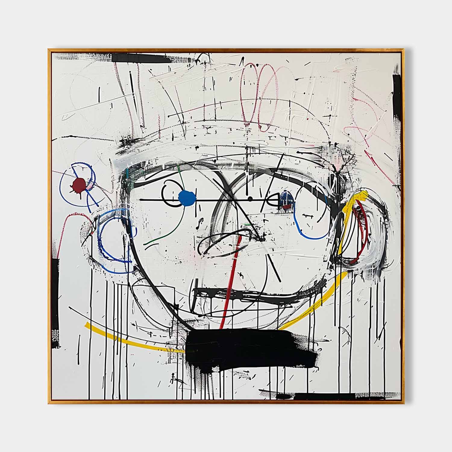Wall Art Abstract Graffiti Figurative Dynamic Minimalist