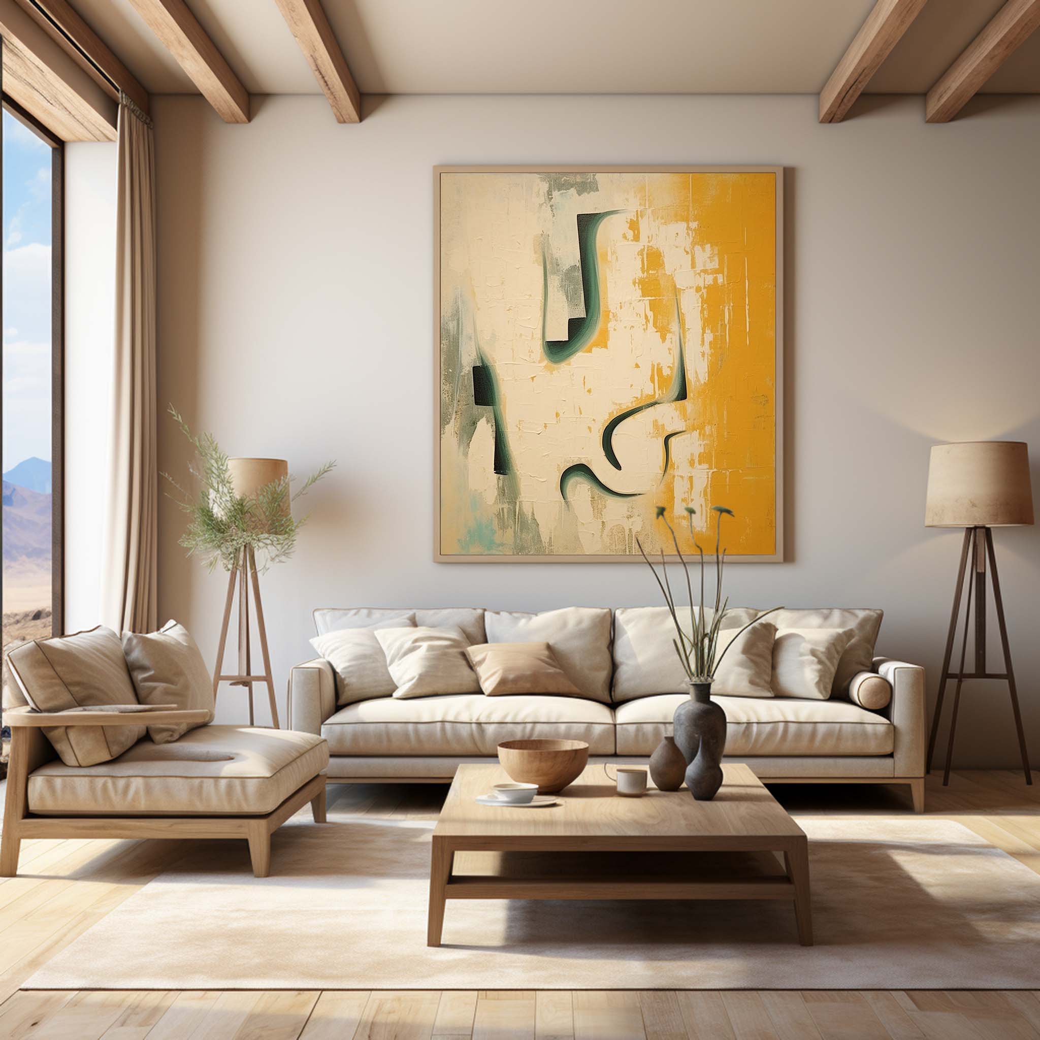 Wabi-Sabi Wall Art TX284 - Neutralighting