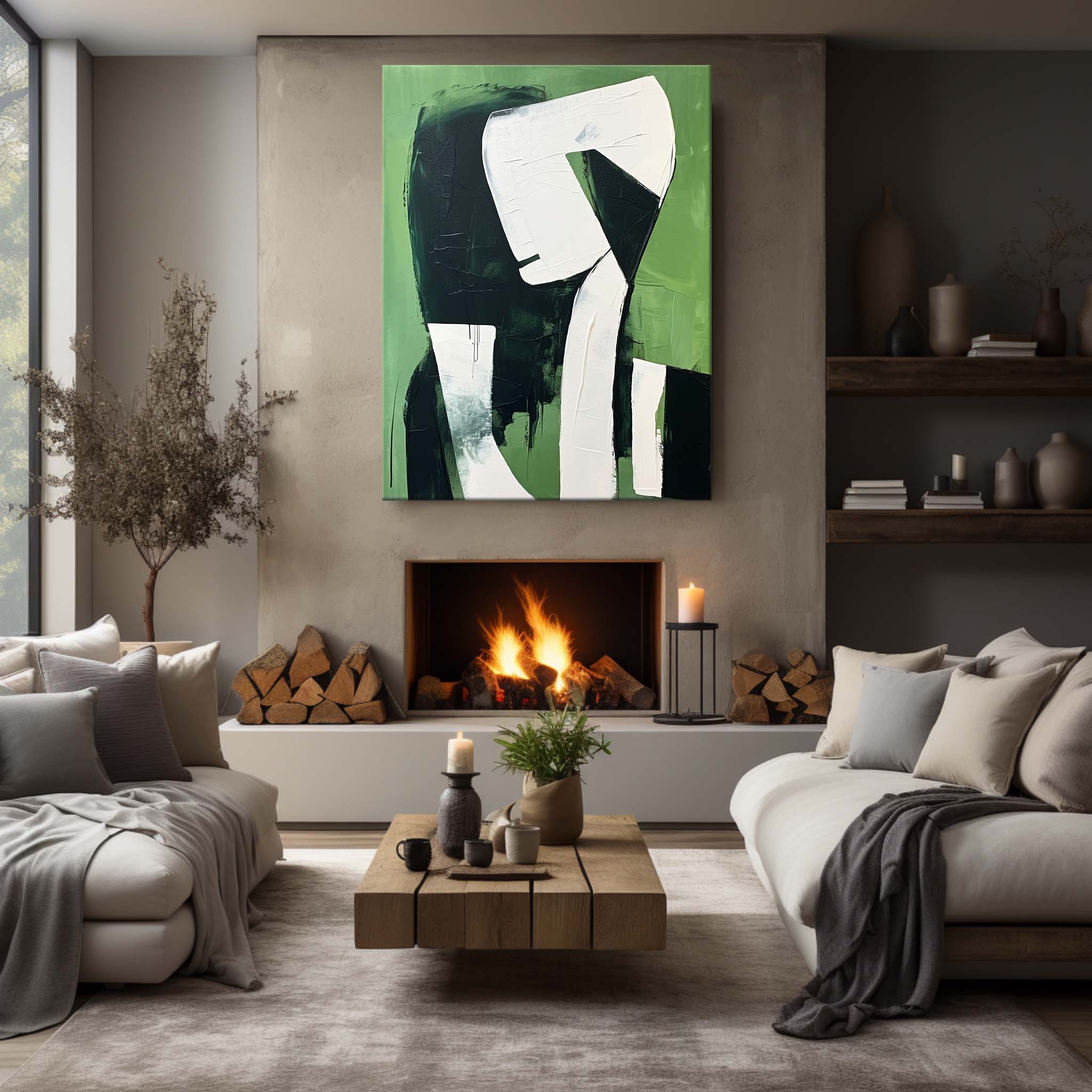 Contemporary Minimalist Art MA048 - Neutralighting