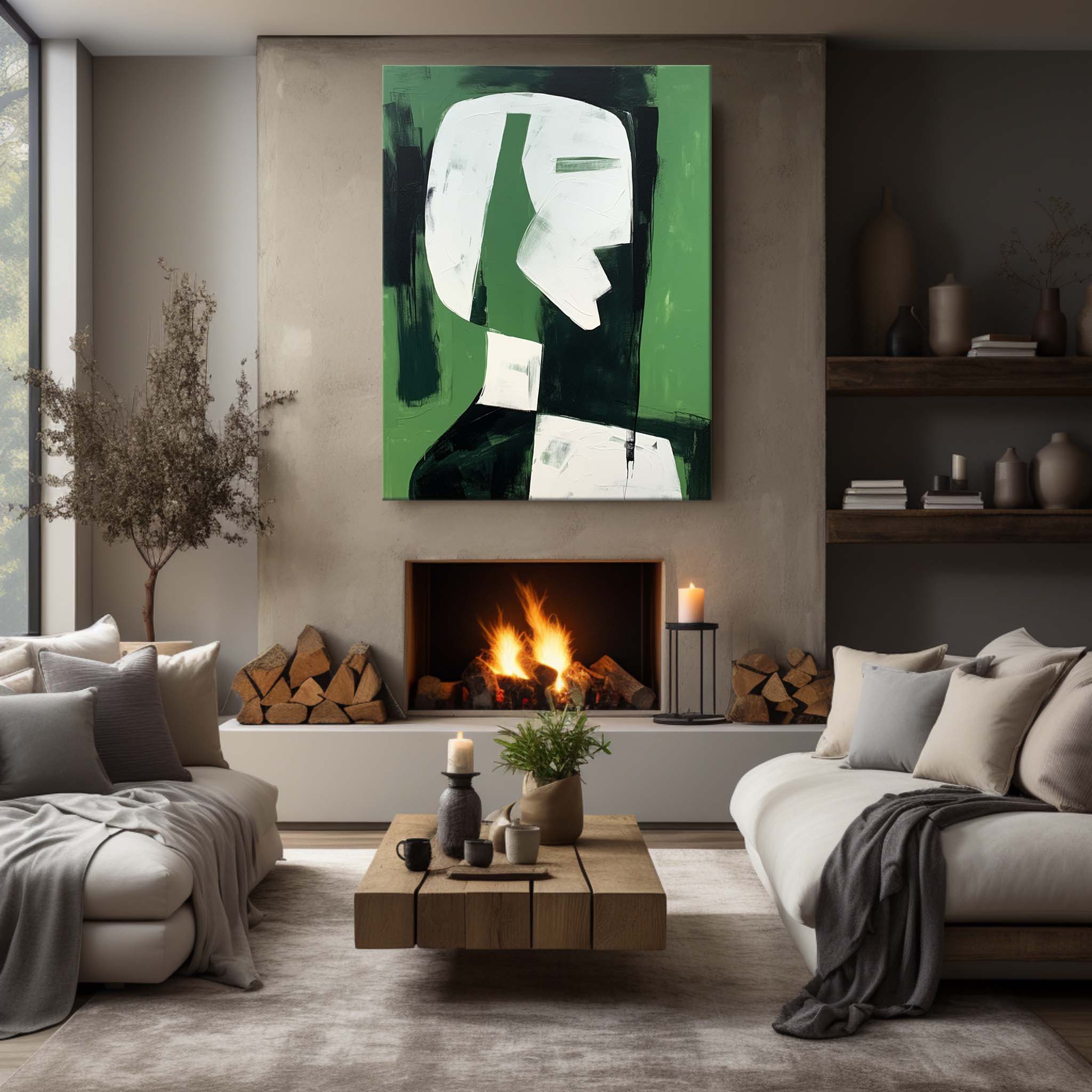Contemporary Minimalist Art MA045 - Neutralighting