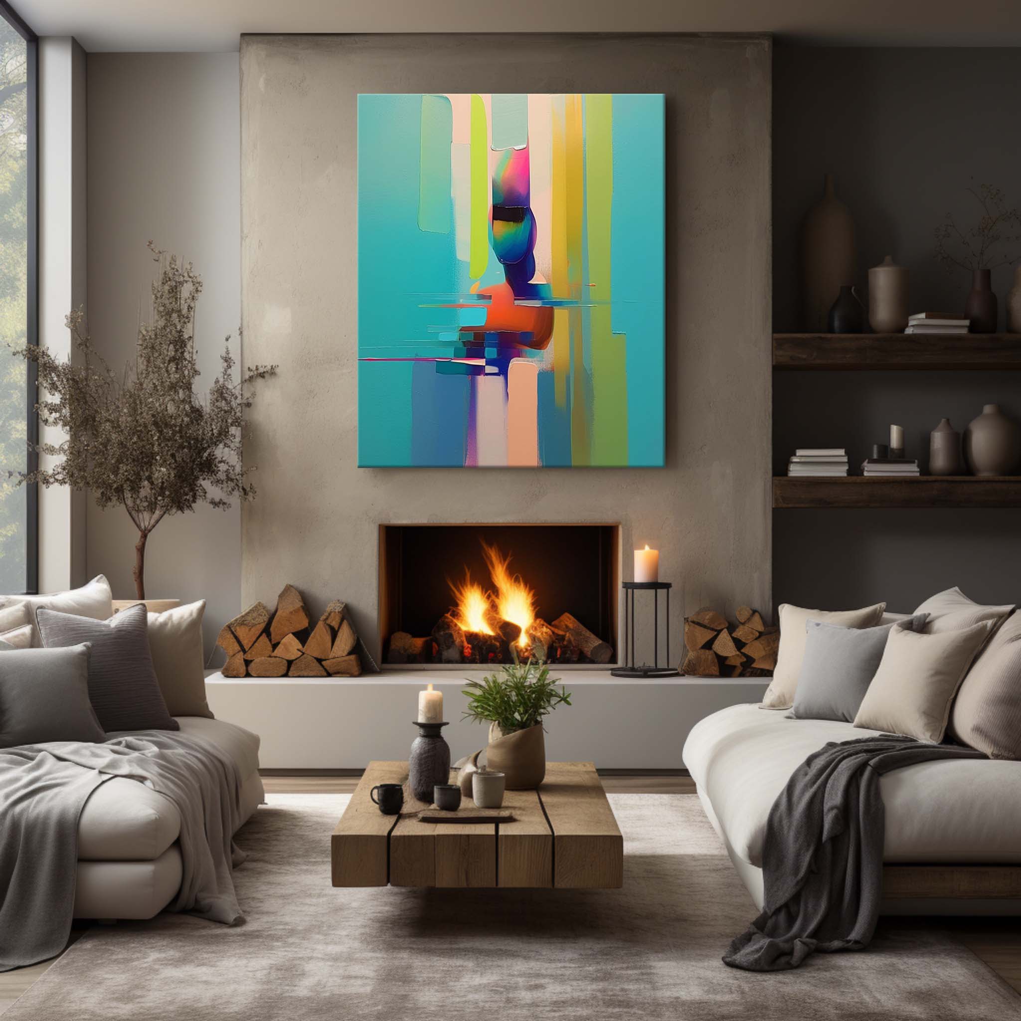 Palette Canvas Art PAC015 - Neutralighting
