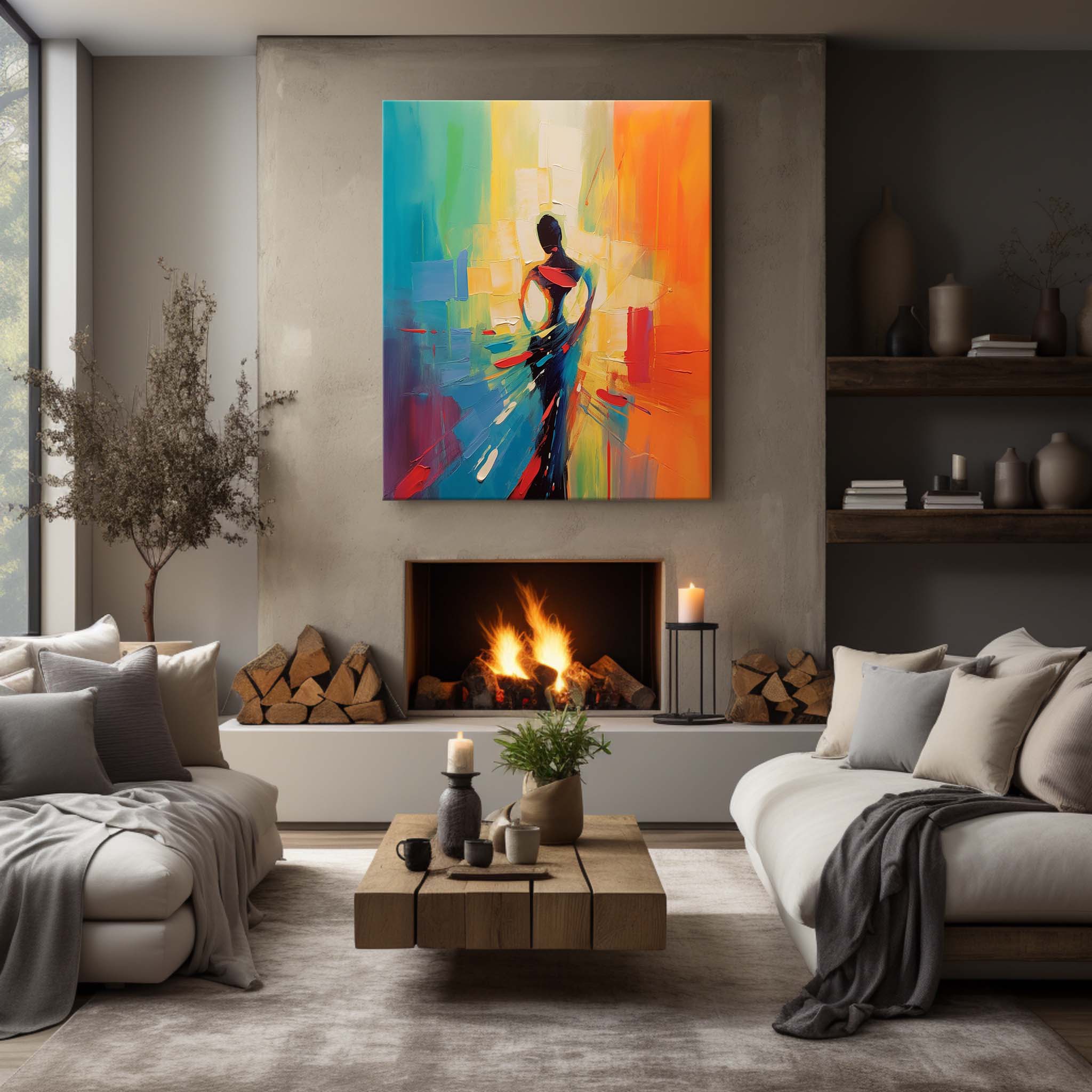 Palette Canvas Art PAC006 - Neutralighting