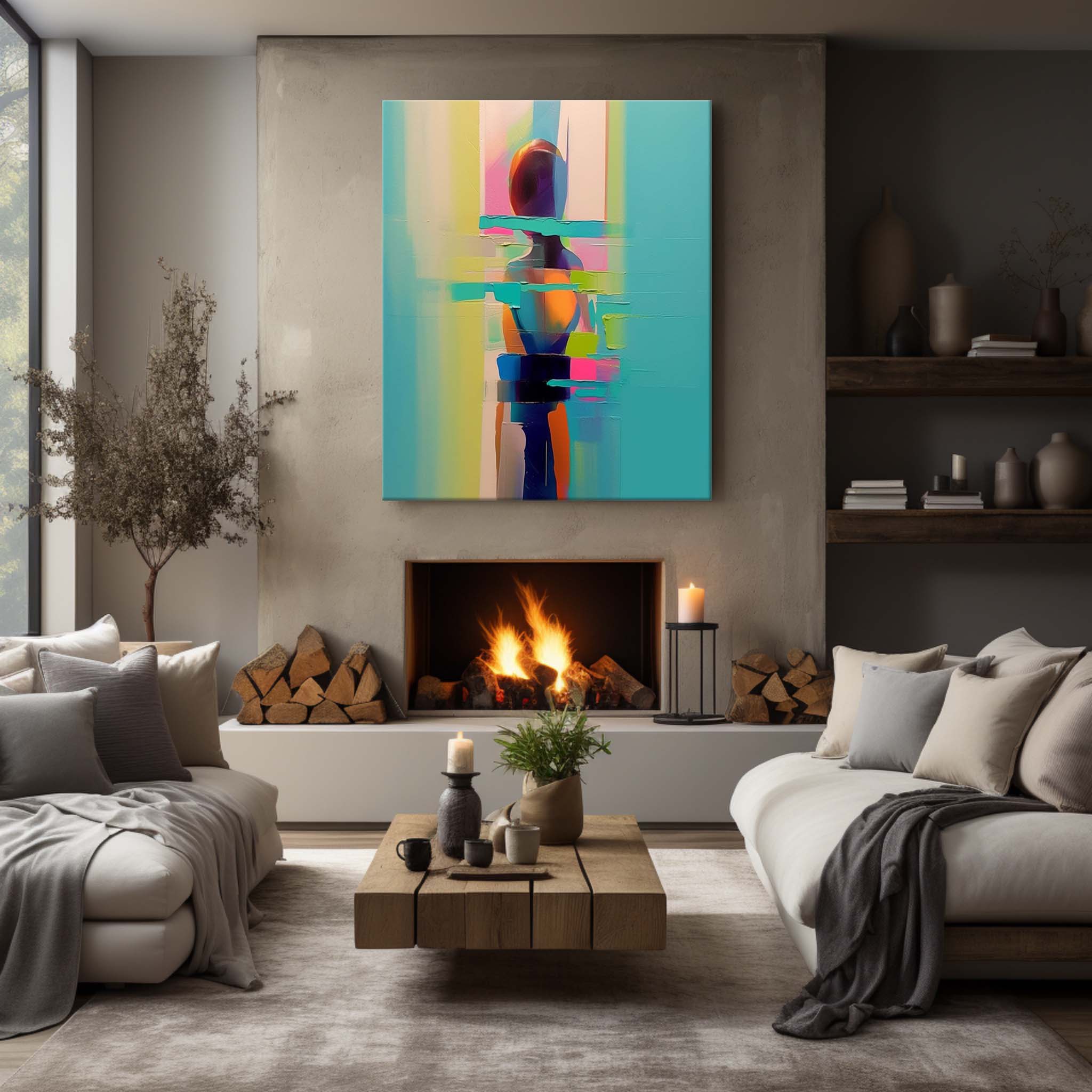 Palette Canvas Art PAC013 - Neutralighting