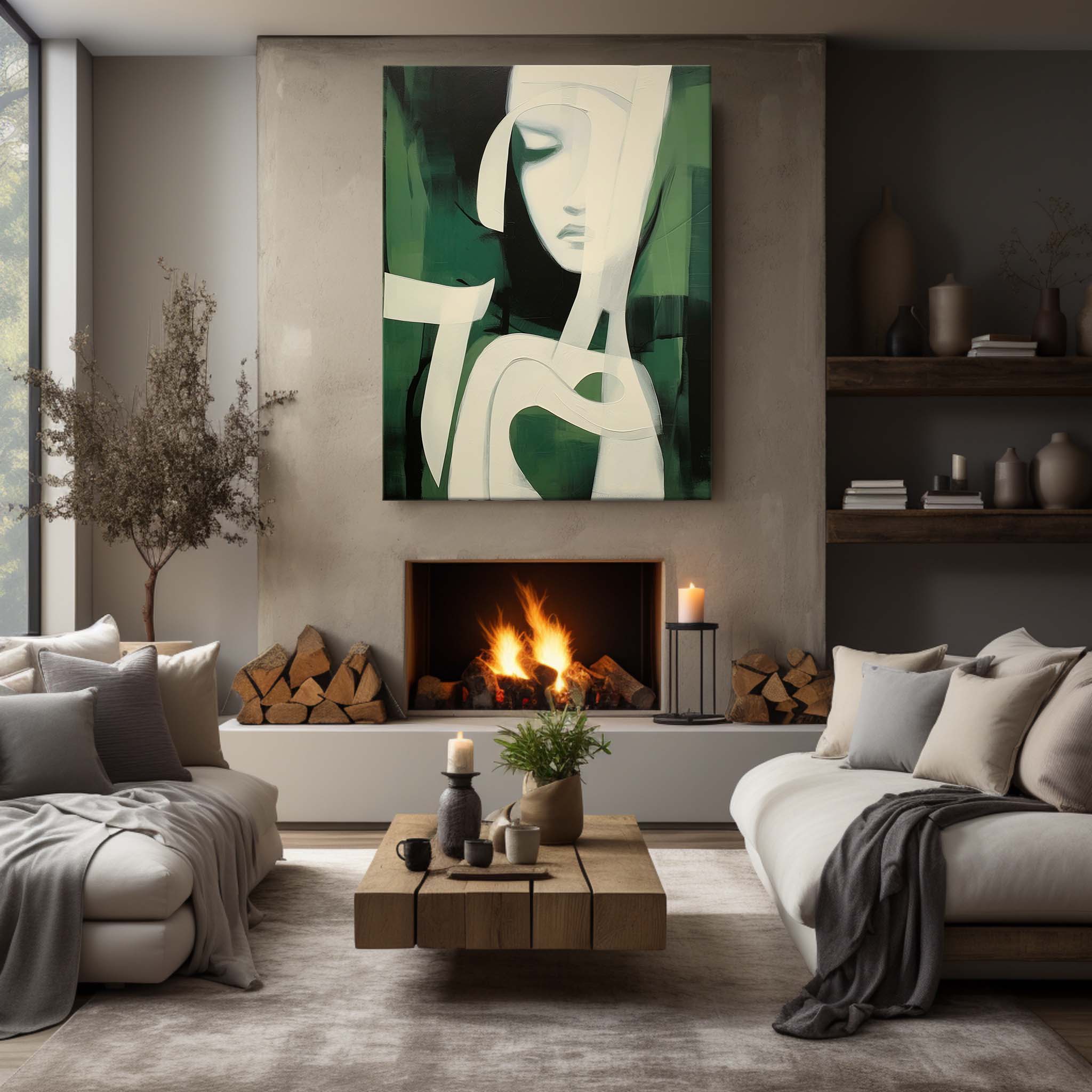 Contemporary Minimalist Art MA032 - Neutralighting