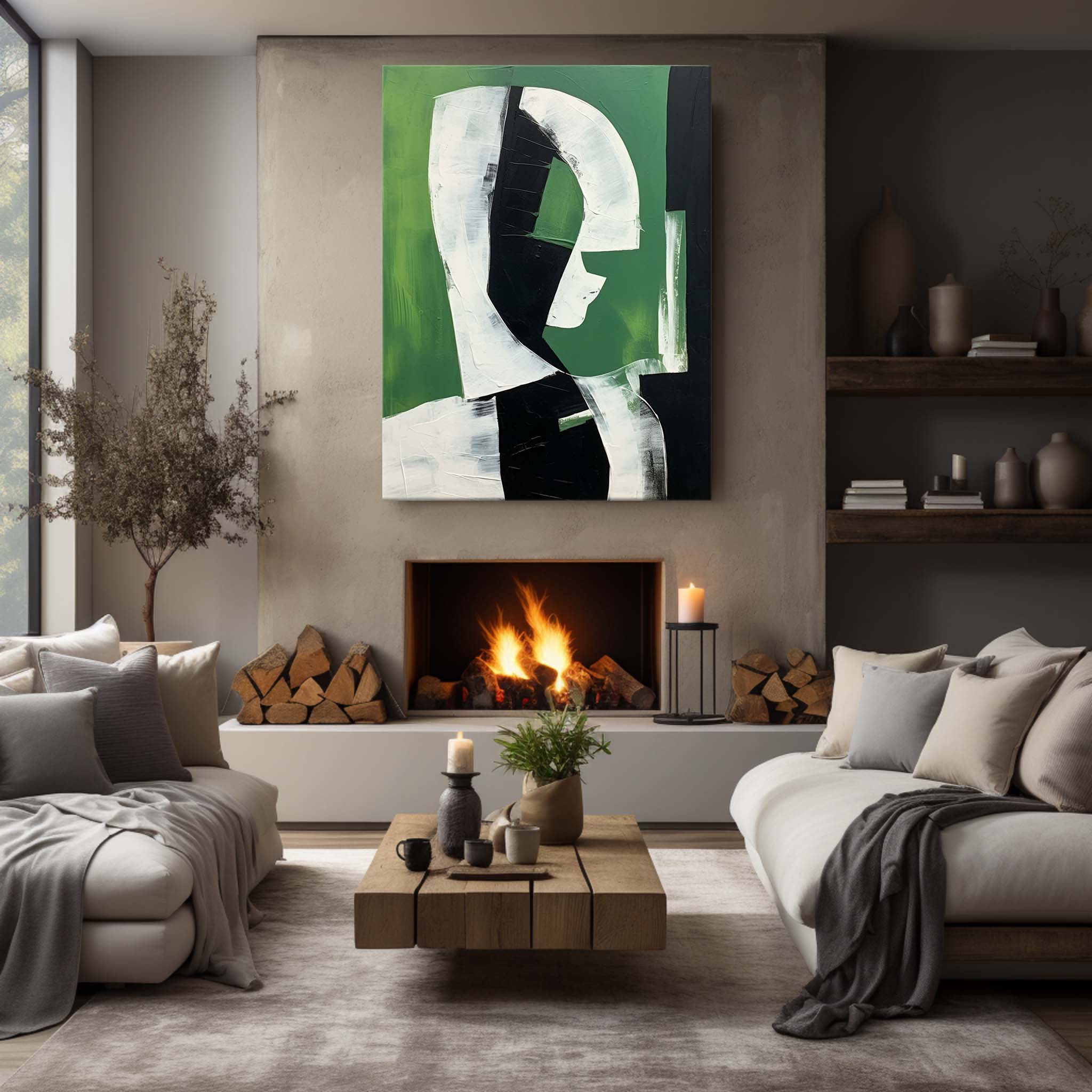 Contemporary Minimalist Art MA042 - Neutralighting