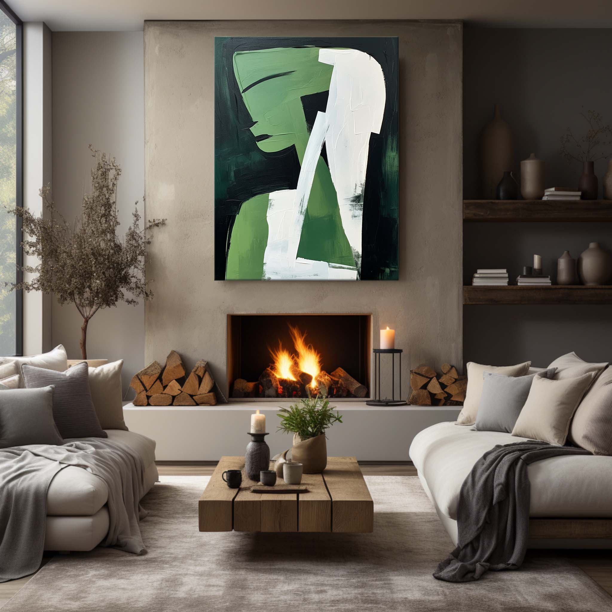 Contemporary Minimalist Art MA036 - Neutralighting